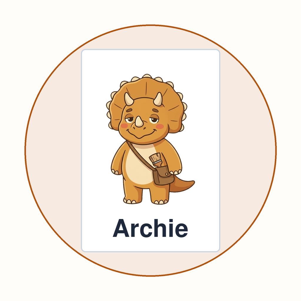 Archie Bedroom Poster (A3)