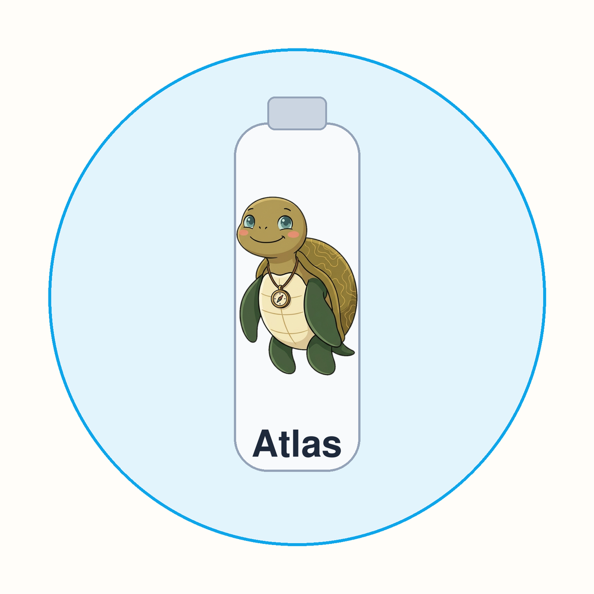 Atlas Kids Water Bottle (17 oz)