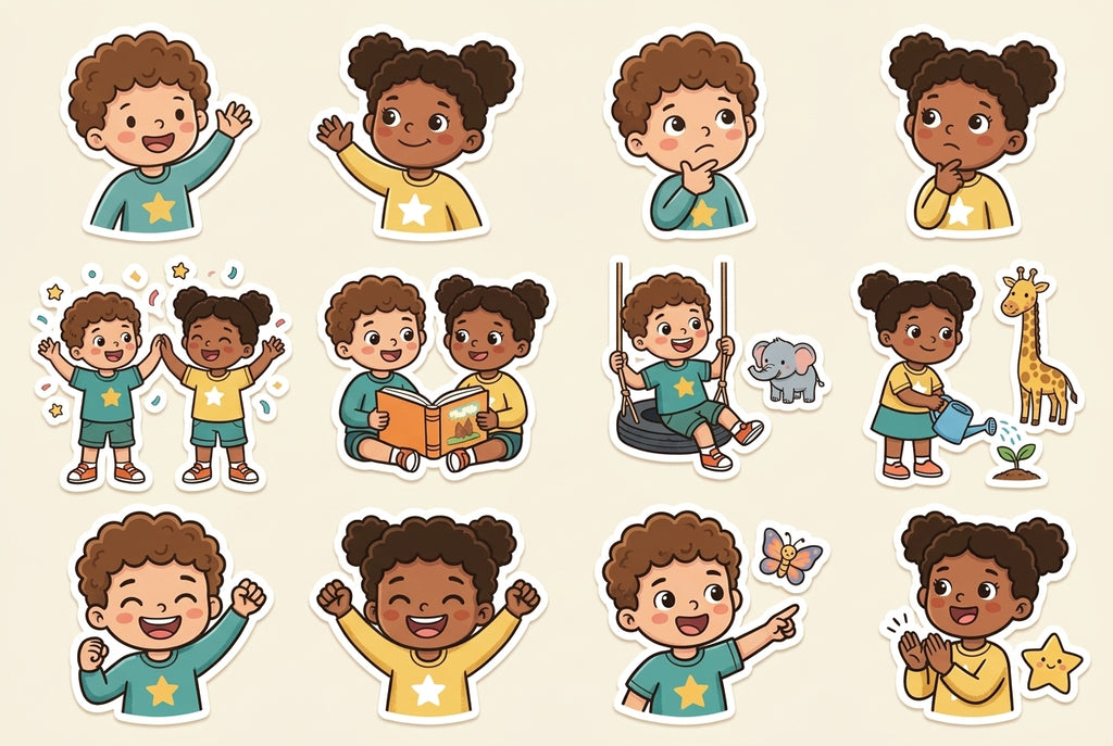 Episode 1 sticker sheet