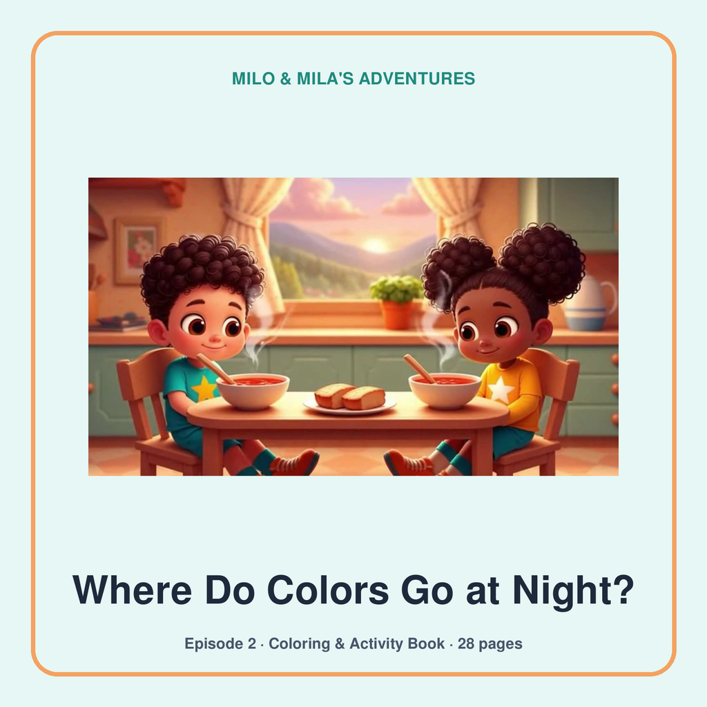 Where Do Colors Go at Night? — Coloring & Activity Book