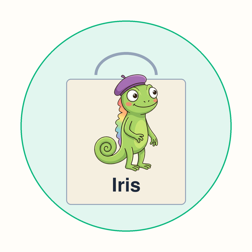 Iris Library Tote Bag