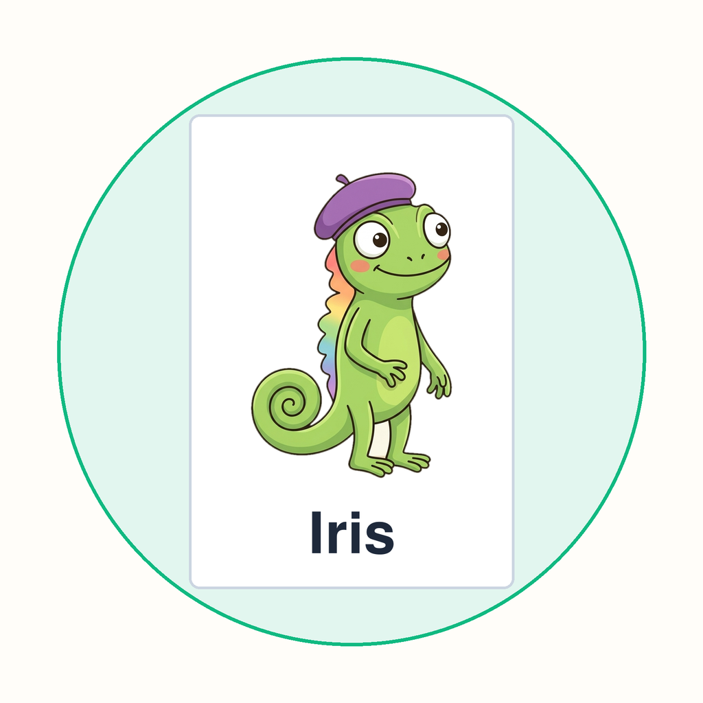 Iris Bedroom Poster (A3)