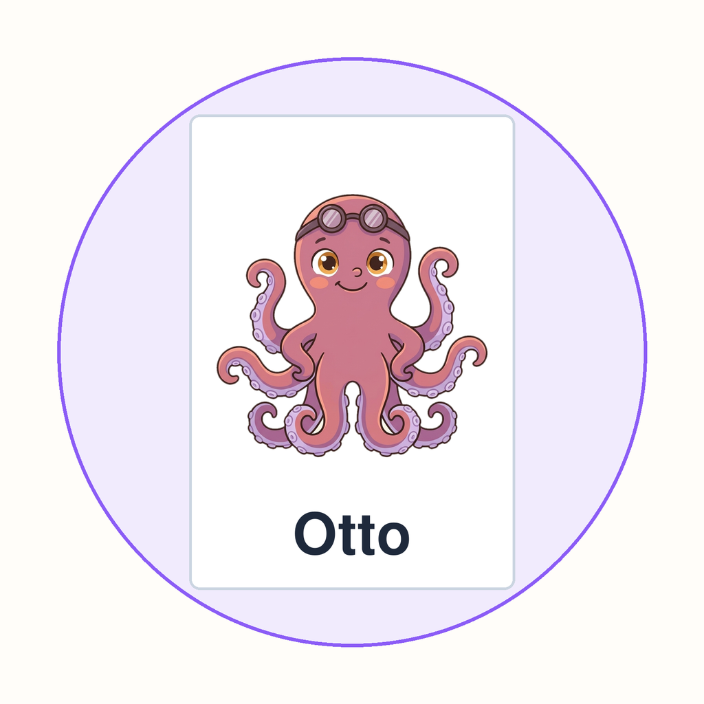 Otto Bedroom Poster (A3)