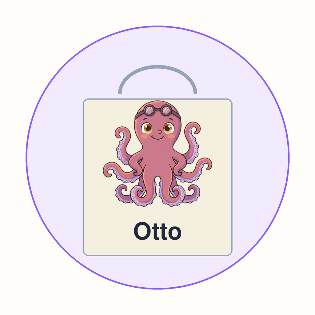 Otto Library Tote Bag